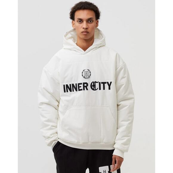 Honor The Gift Men's Chainstitch Embroidered Inner City Insulated Puff Hoodie - Picture 2 of 6